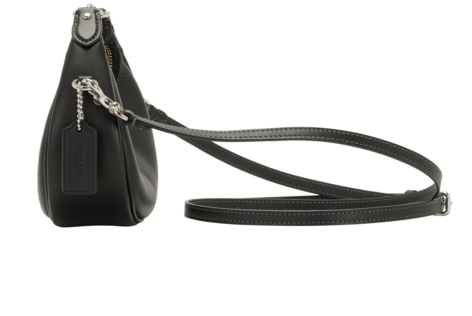 Jonie, &pound;175, Handbags, Black, Leather, Bottom view